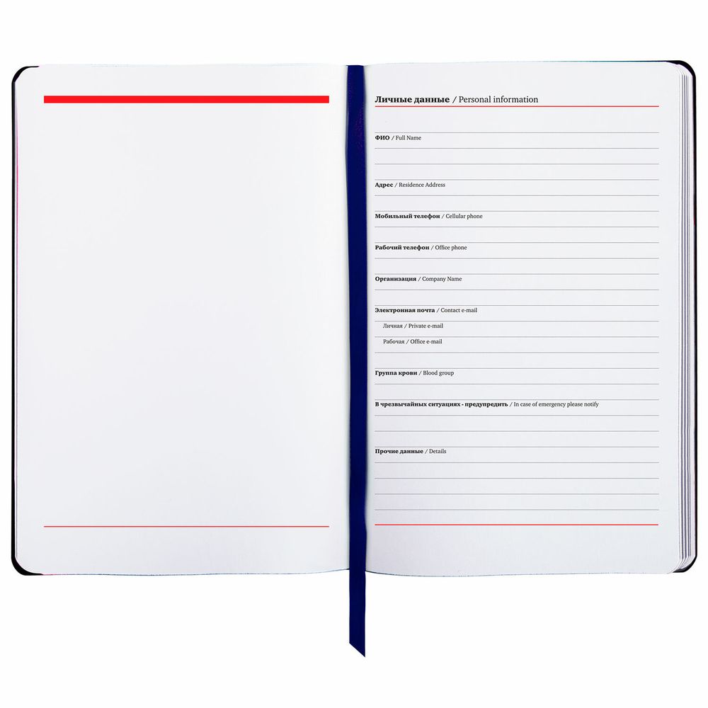 Ежедневник недатированный А5 (138х213 мм), BRAUBERG VISTA, под кожу, гибкий, 136 л., "SpaceX"