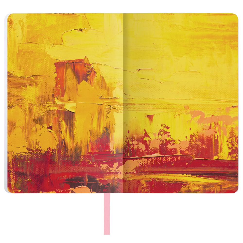 Ежедневник недатированный А5 (138х213 мм), BRAUBERG VISTA, под кожу, гибкий, 136 л., "Euphoria"