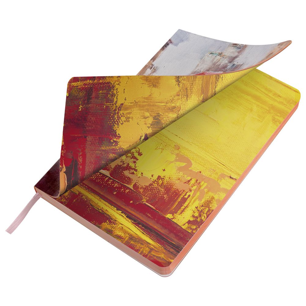 Ежедневник недатированный А5 (138х213 мм), BRAUBERG VISTA, под кожу, гибкий, 136 л., "Euphoria"