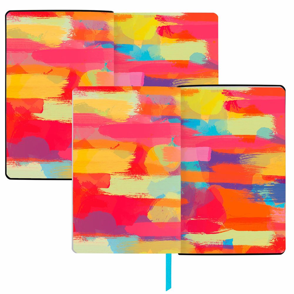 Ежедневник недатированный А5 (138х213 мм), BRAUBERG VISTA, под кожу, гибкий, 136 л., "Secret"