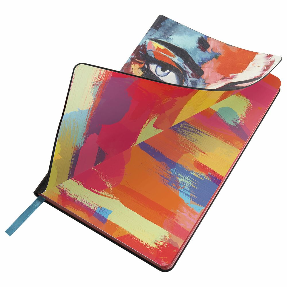 Ежедневник недатированный А5 (138х213 мм), BRAUBERG VISTA, под кожу, гибкий, 136 л., "Secret"