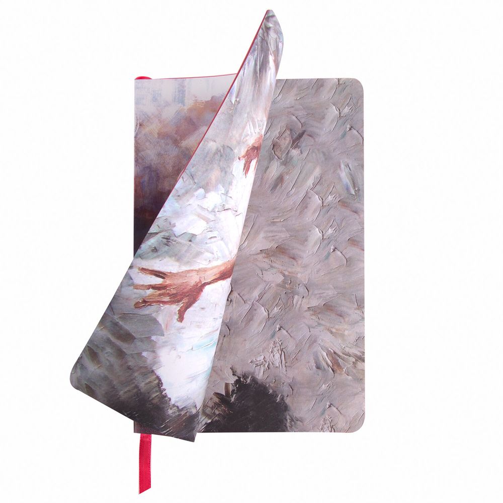 Ежедневник недатированный А5 (138х213 мм), BRAUBERG VISTA, под кожу, гибкий, 136 л., "Ballet"