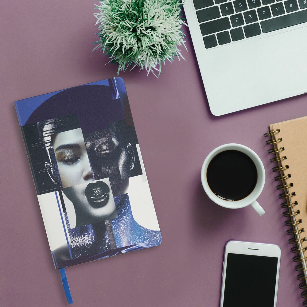 Ежедневник недатированный А5 (138х213 мм), BRAUBERG VISTA, под кожу, гибкий, 136 л., "Vogue"