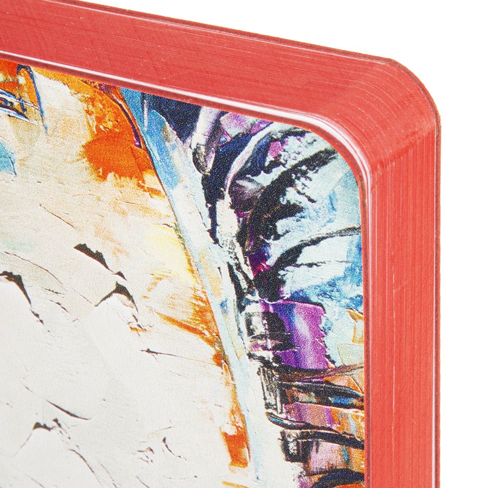 Ежедневник недатированный А5 (138х213 мм), BRAUBERG VISTA, под кожу, гибкий, 136 л., "Eye"