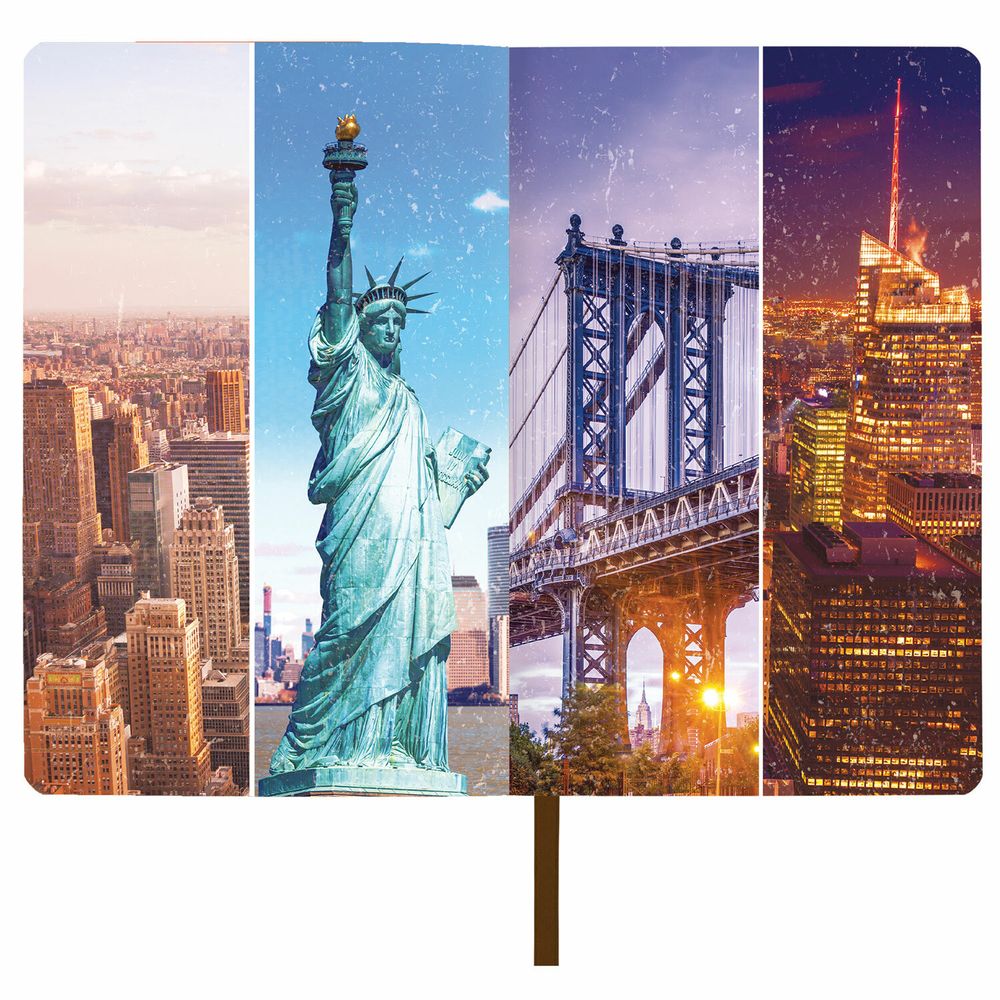 Ежедневник недатированный А5 (138х213 мм), BRAUBERG VISTA, под кожу, гибкий, 136 л., "Independence"