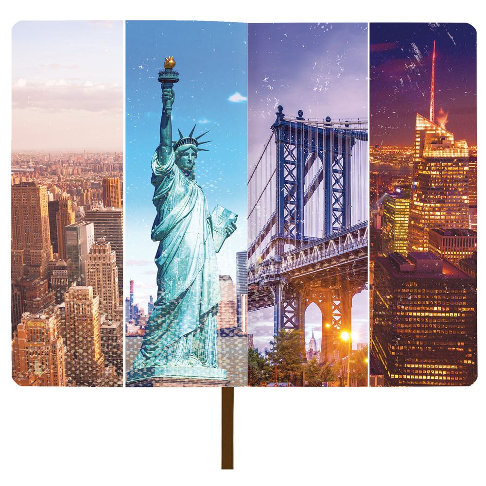 Ежедневник недатированный А5 (138х213 мм), BRAUBERG VISTA, под кожу, гибкий, 136 л., "Independence"