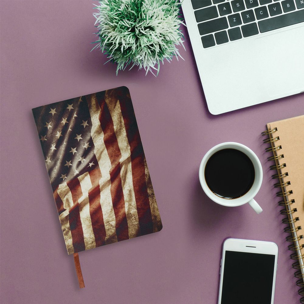 Ежедневник недатированный А5 (138х213 мм), BRAUBERG VISTA, под кожу, гибкий, 136 л., "Independence"