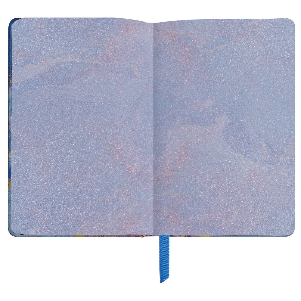 Ежедневник недатированный А5 (138х213 мм), BRAUBERG VISTA, под кожу, твердый, 136 л., "Marble"