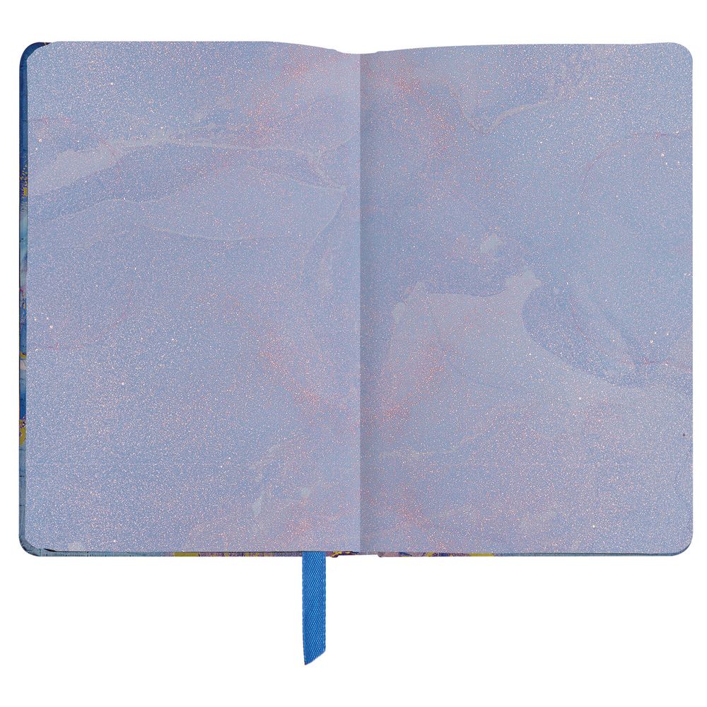 Ежедневник недатированный А5 (138х213 мм), BRAUBERG VISTA, под кожу, твердый, 136 л., "Marble"