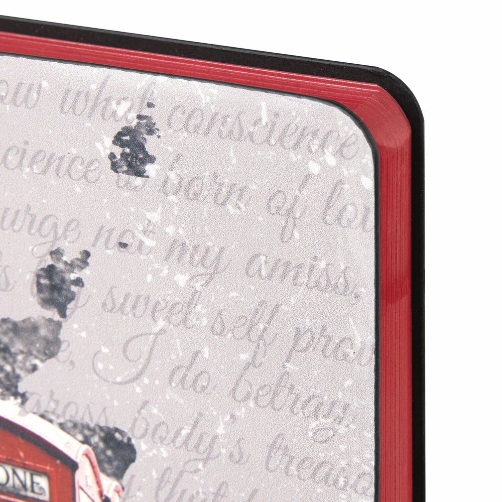 Ежедневник недатированный А5 (138х213 мм), BRAUBERG VISTA, под кожу, гибкий, 136 л., "Good old England"