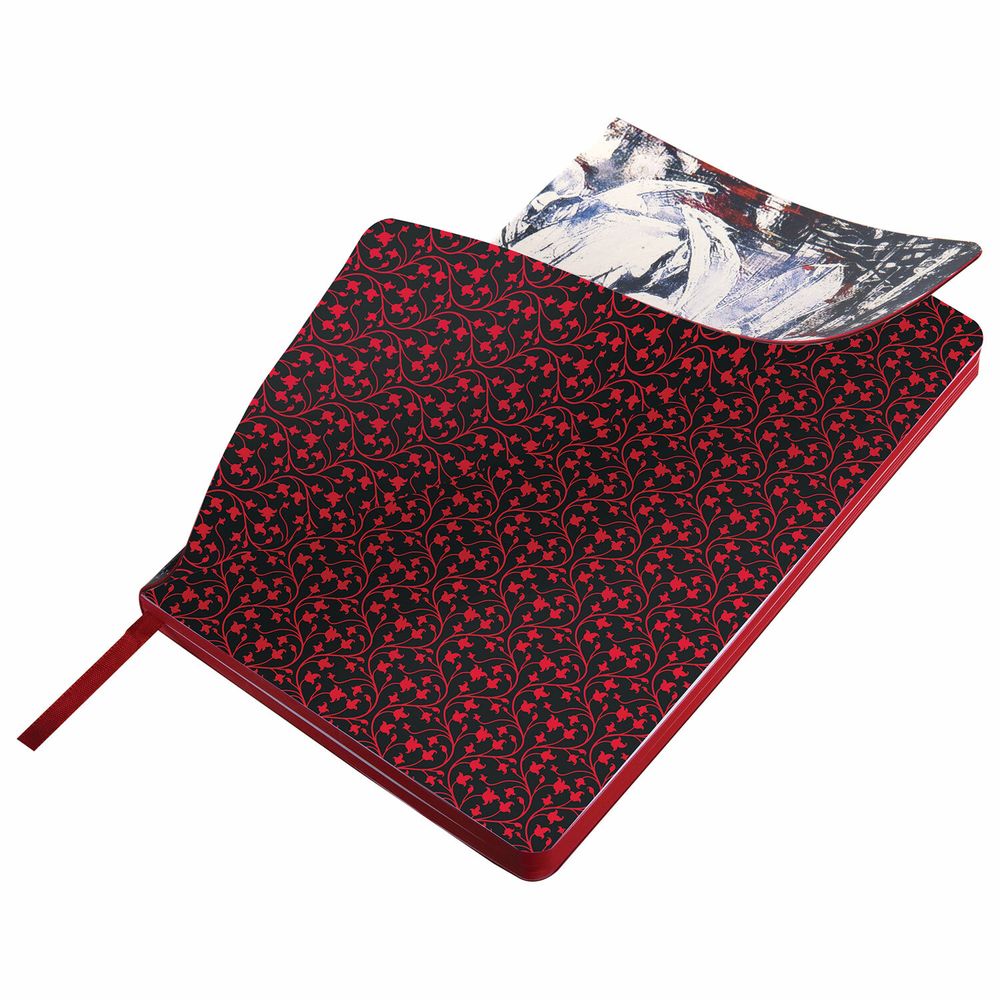 Ежедневник недатированный А5 (138х213 мм), BRAUBERG VISTA, под кожу, гибкий, 136 л., "Extravagance"