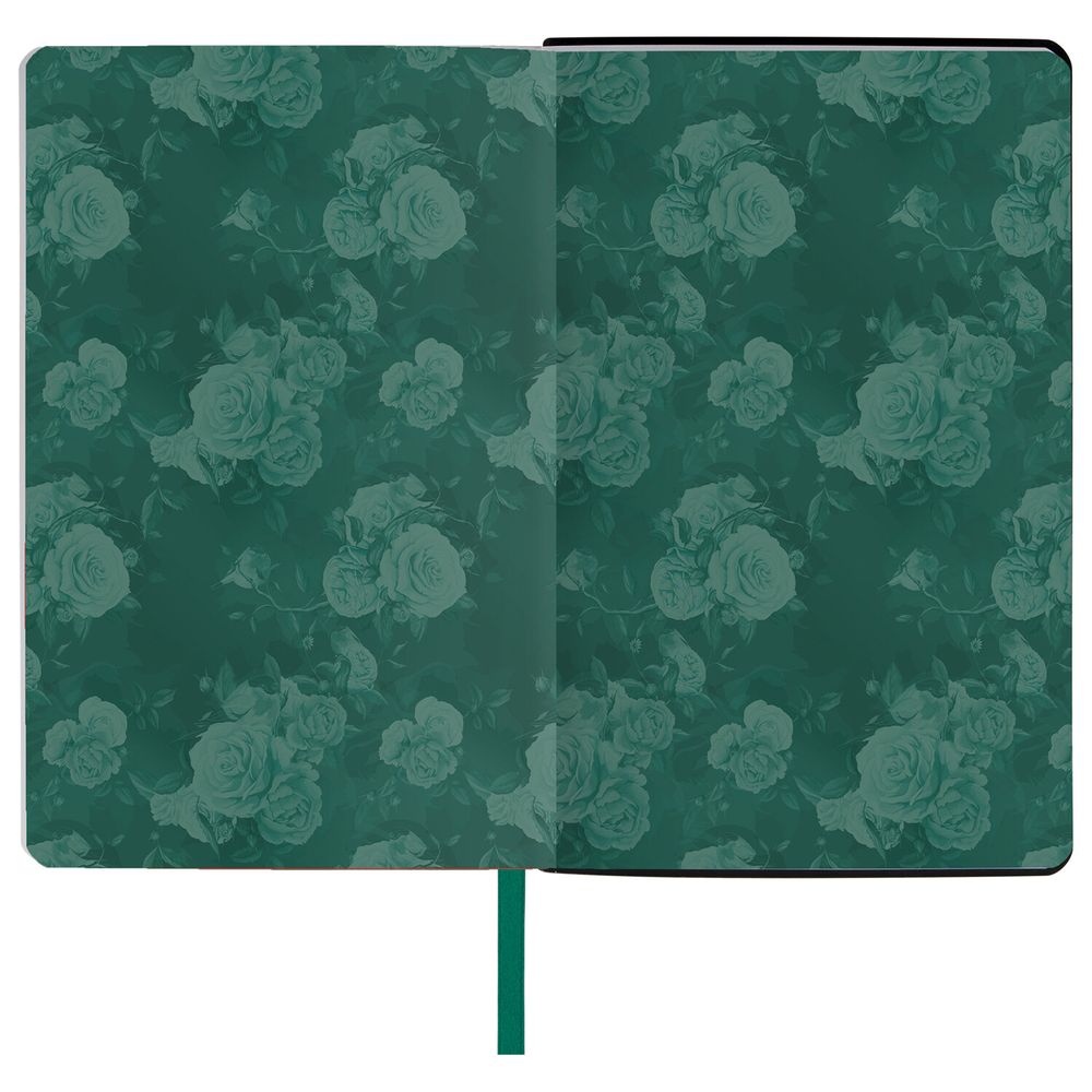 Ежедневник недатированный А5 (138х213 мм), BRAUBERG VISTA, под кожу, твердый, 136 л., "Rose"