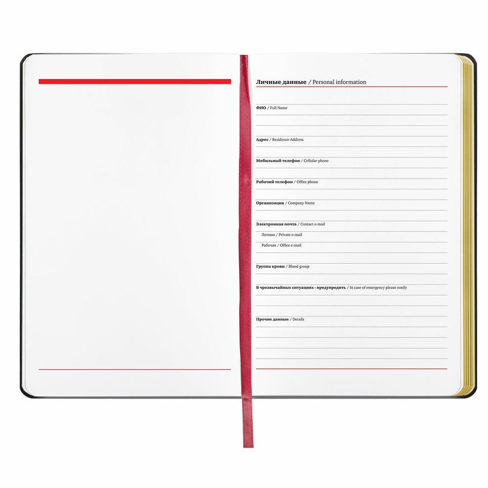 Ежедневник недатированный А5 (138х213 мм), BRAUBERG VISTA, под кожу, гибкий, 136 л., "Pomegranate"