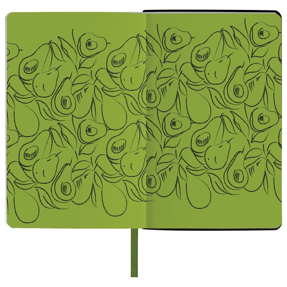 Ежедневник недатированный А5 (138х213 мм), BRAUBERG VISTA, под кожу, твердый, 136 л., "Avocado"