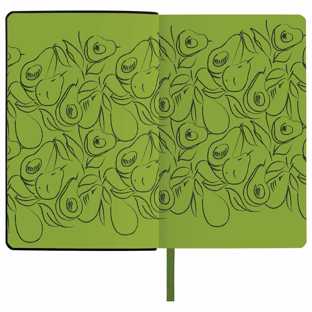 Ежедневник недатированный А5 (138х213 мм), BRAUBERG VISTA, под кожу, твердый, 136 л., "Avocado"