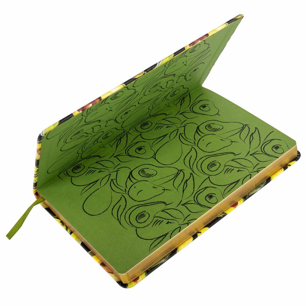 Ежедневник недатированный А5 (138х213 мм), BRAUBERG VISTA, под кожу, твердый, 136 л., "Avocado"