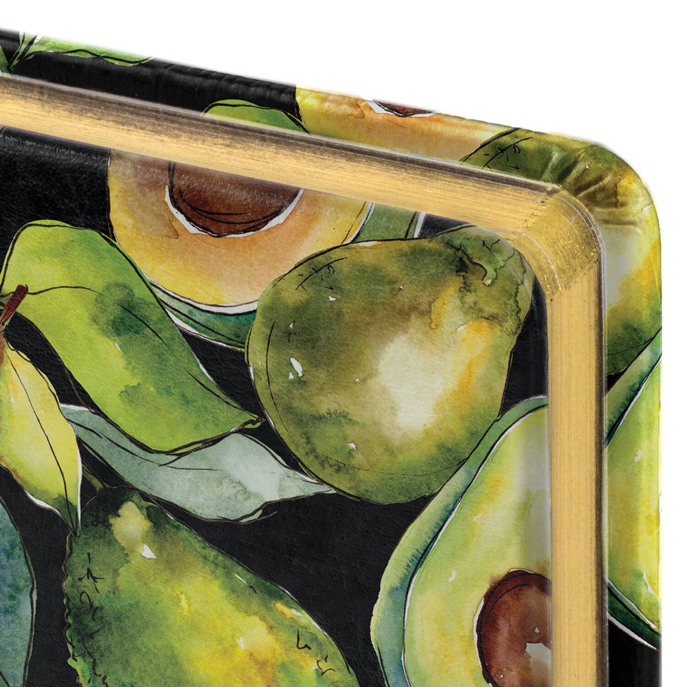 Ежедневник недатированный А5 (138х213 мм), BRAUBERG VISTA, под кожу, твердый, 136 л., "Avocado"