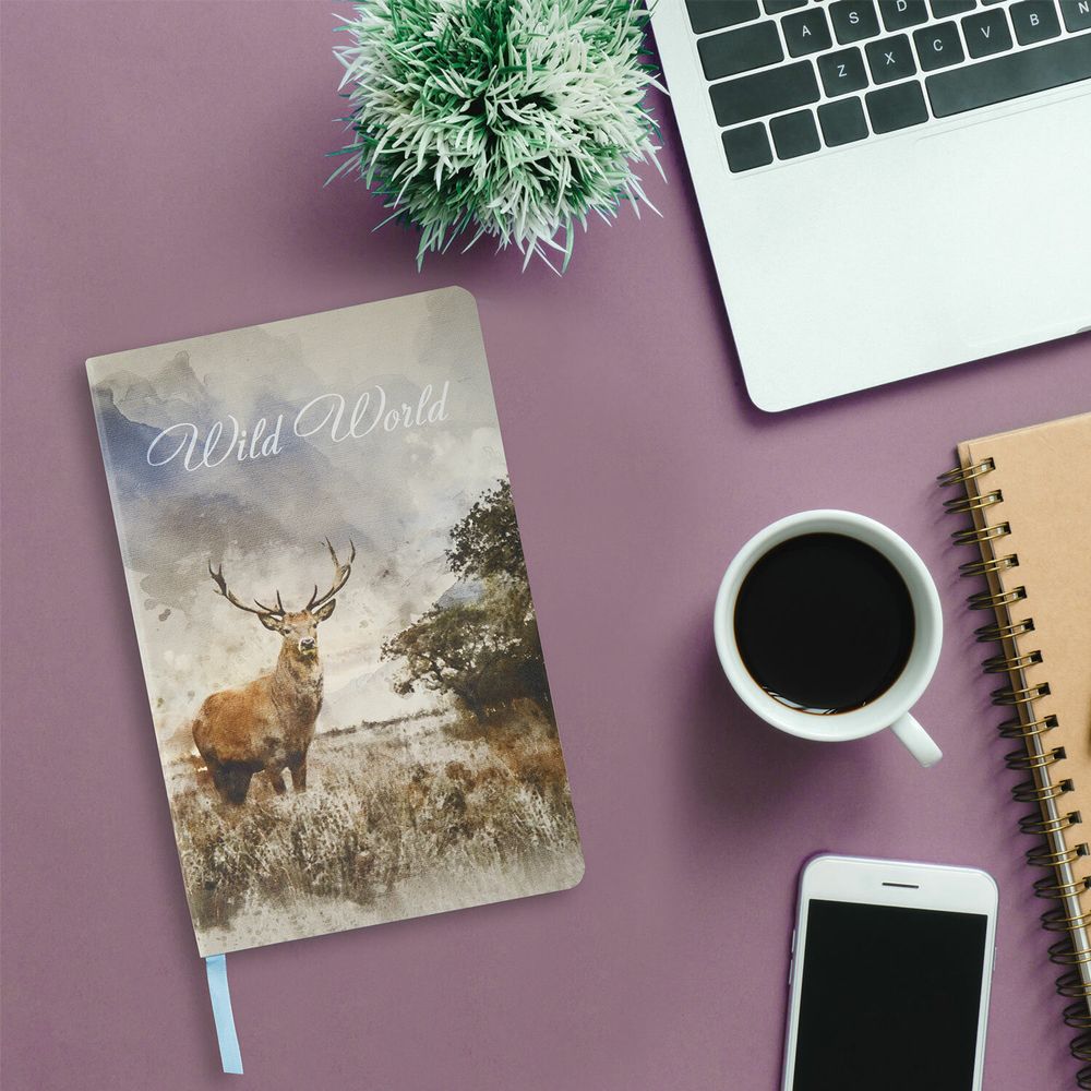 Ежедневник недатированный А5 (138х213 мм), BRAUBERG VISTA, под кожу, гибкий, 136 л., 