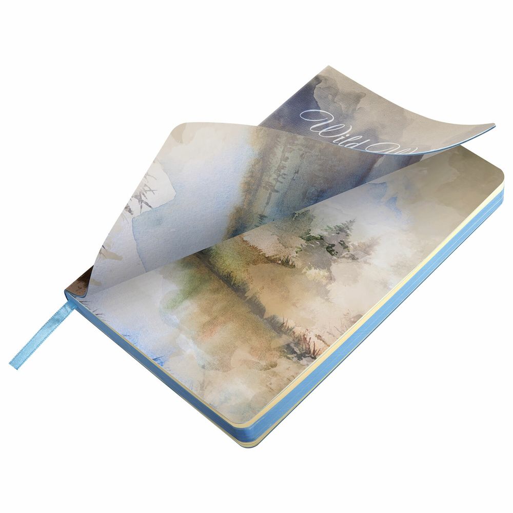 Ежедневник недатированный А5 (138х213 мм), BRAUBERG VISTA, под кожу, гибкий, 136 л., 