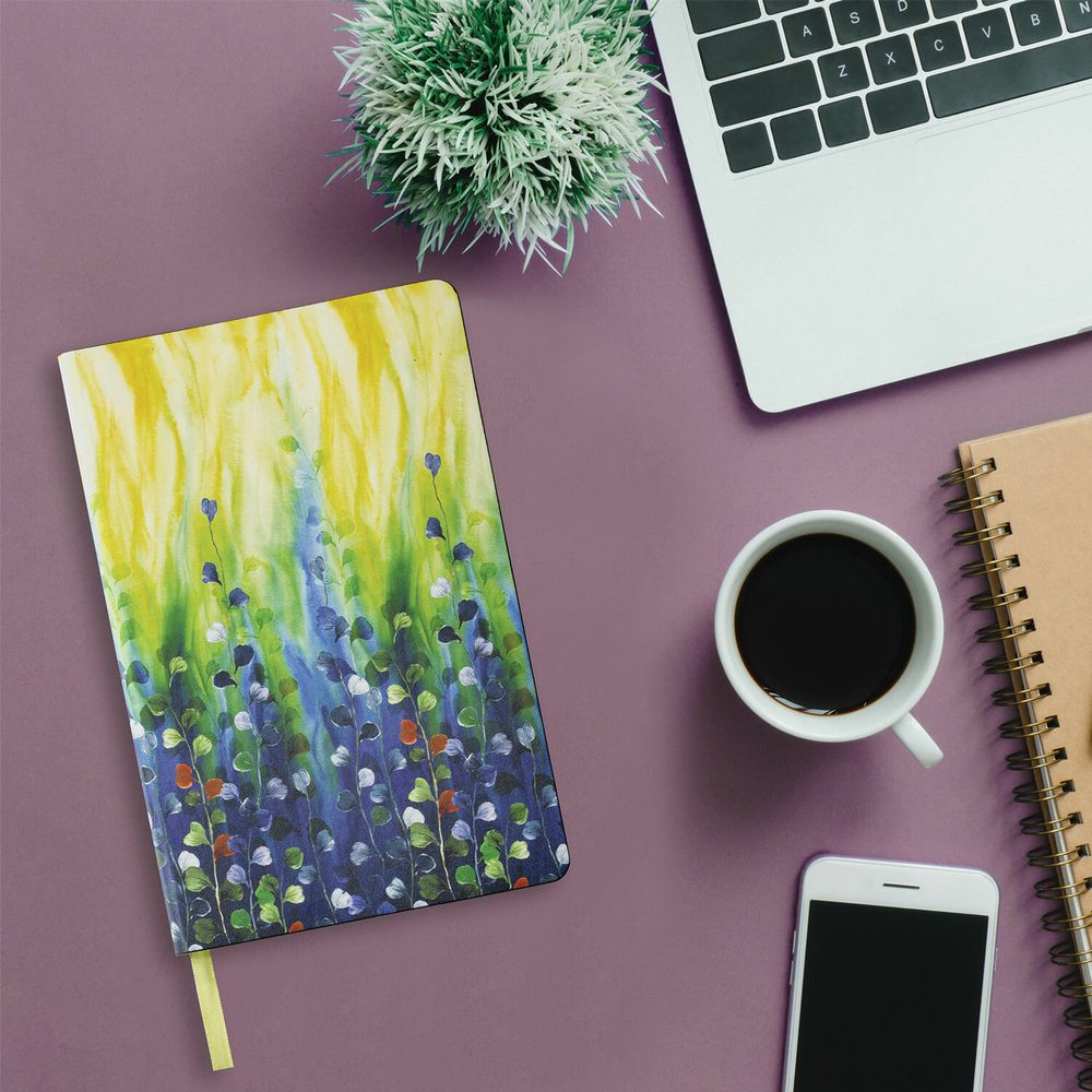 Ежедневник недатированный А5 (138х213 мм), BRAUBERG VISTA, под кожу, гибкий, 136 л., "Revival"