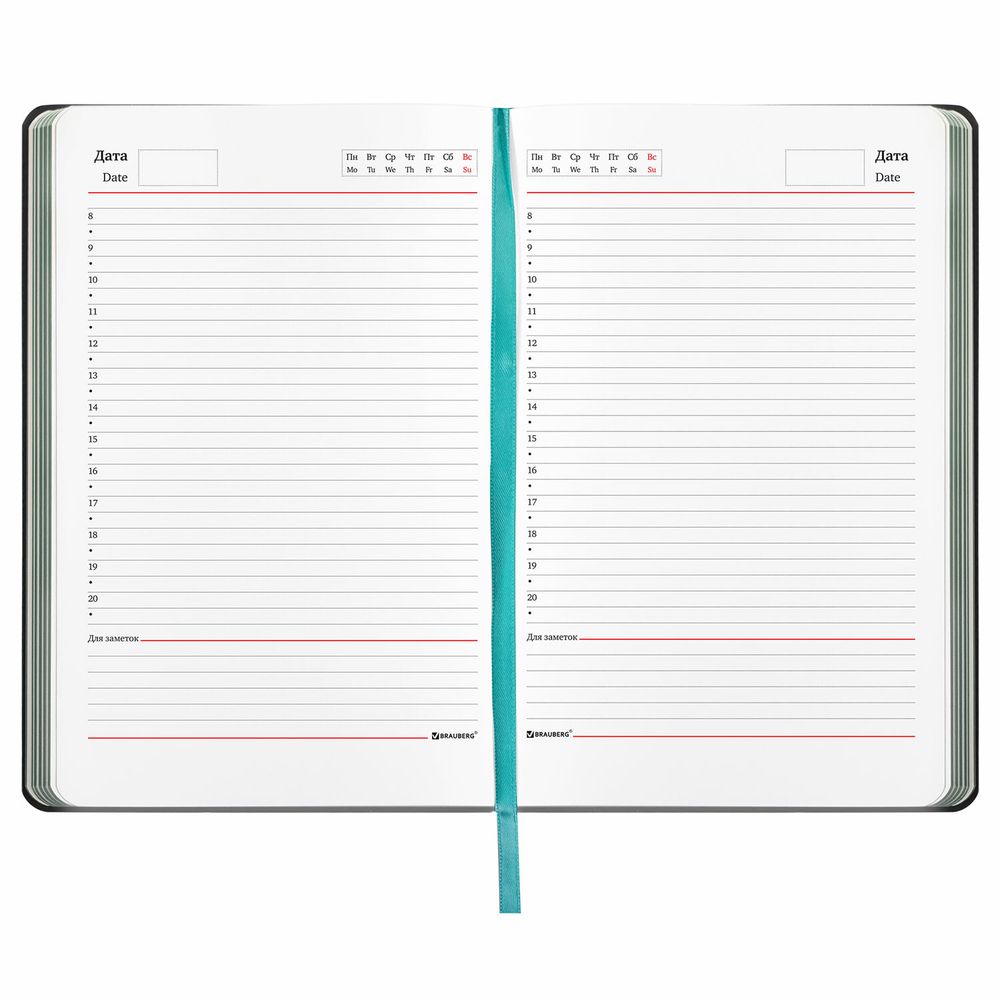 Ежедневник недатированный А5 (138х213 мм), BRAUBERG VISTA, под кожу, гибкий, 136 л., "Peacocks"