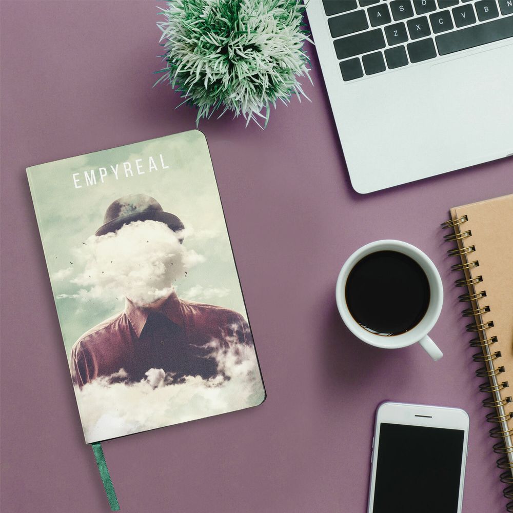 Ежедневник недатированный А5 (138х213 мм), BRAUBERG VISTA, под кожу, гибкий, 136 л., "Spirit"