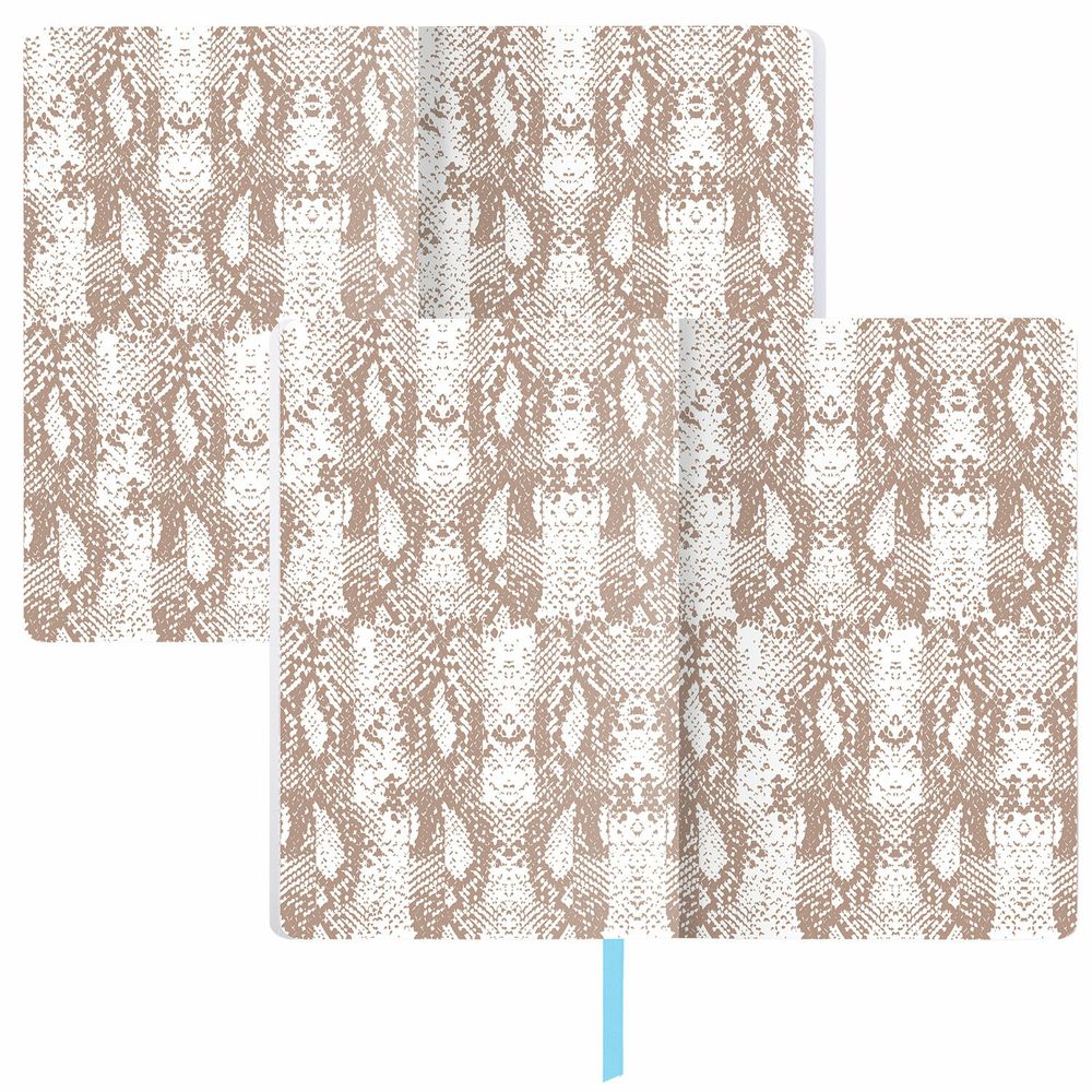 Ежедневник недатированный А5 (138х213 мм), BRAUBERG VISTA, под кожу, гибкий, 136 л., "Shed your skin"