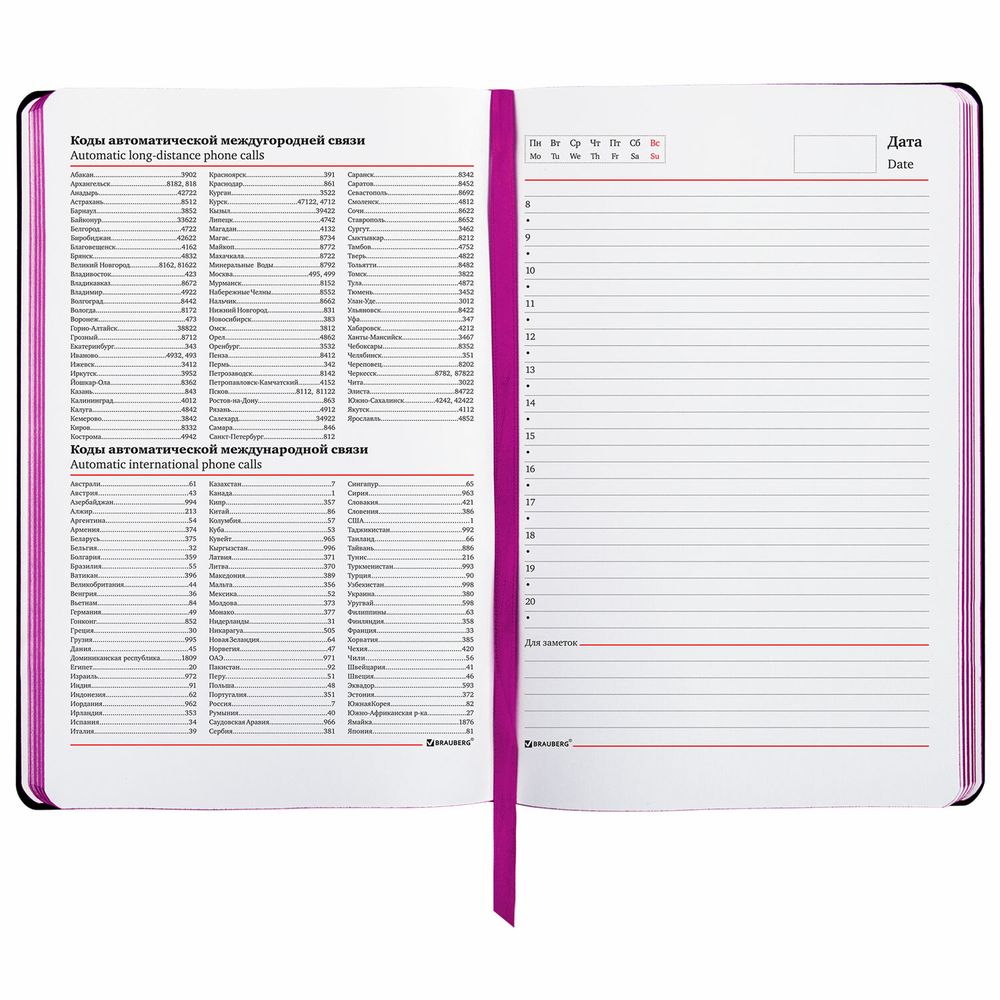 Ежедневник недатированный А5 (138х213 мм), BRAUBERG VISTA, под кожу, гибкий, 136 л., "Paistley"