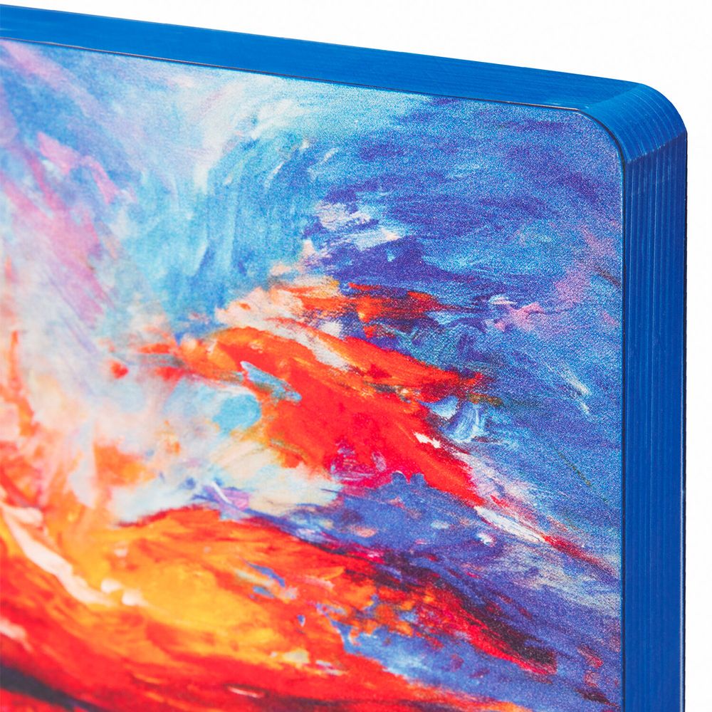 Ежедневник недатированный А5 (138х213 мм), BRAUBERG VISTA, под кожу, гибкий, 136 л., "Sunset at sea"