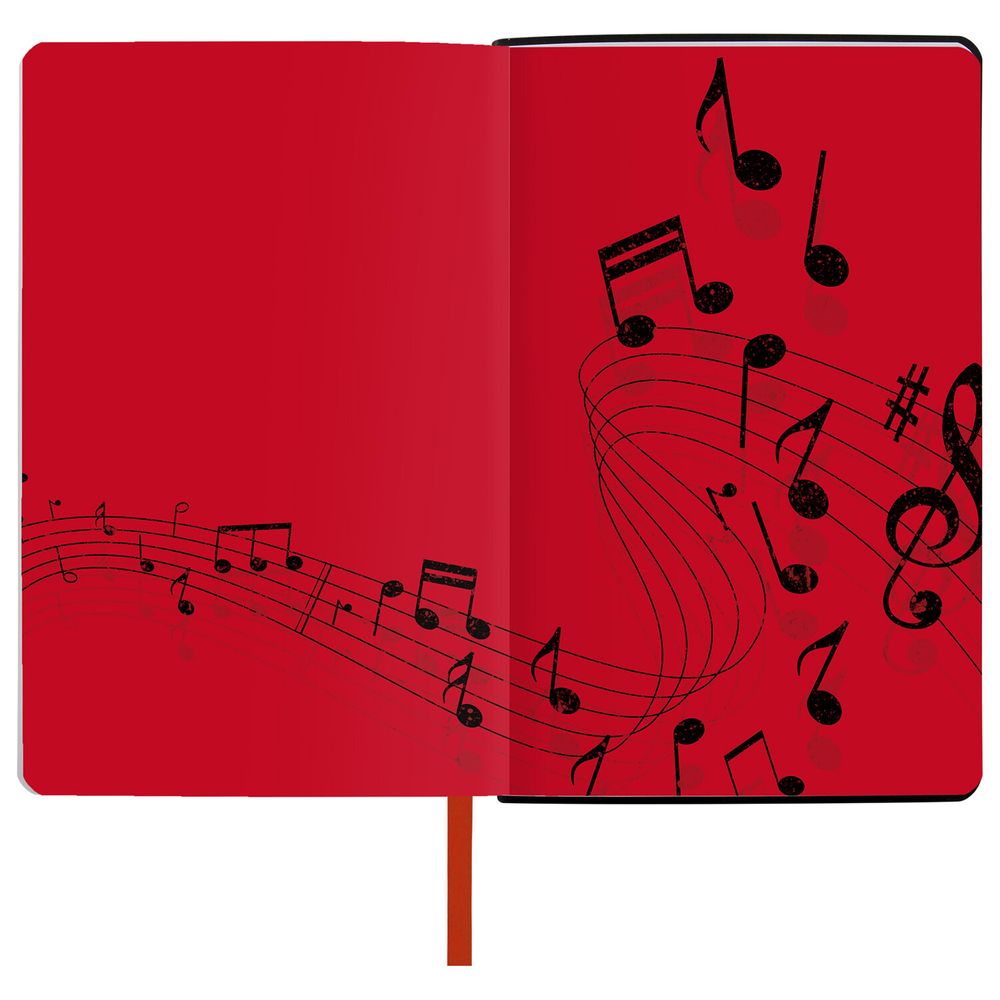 Ежедневник недатированный А5 (138х213 мм), BRAUBERG VISTA, под кожу, гибкий, 136 л., "Jazz"