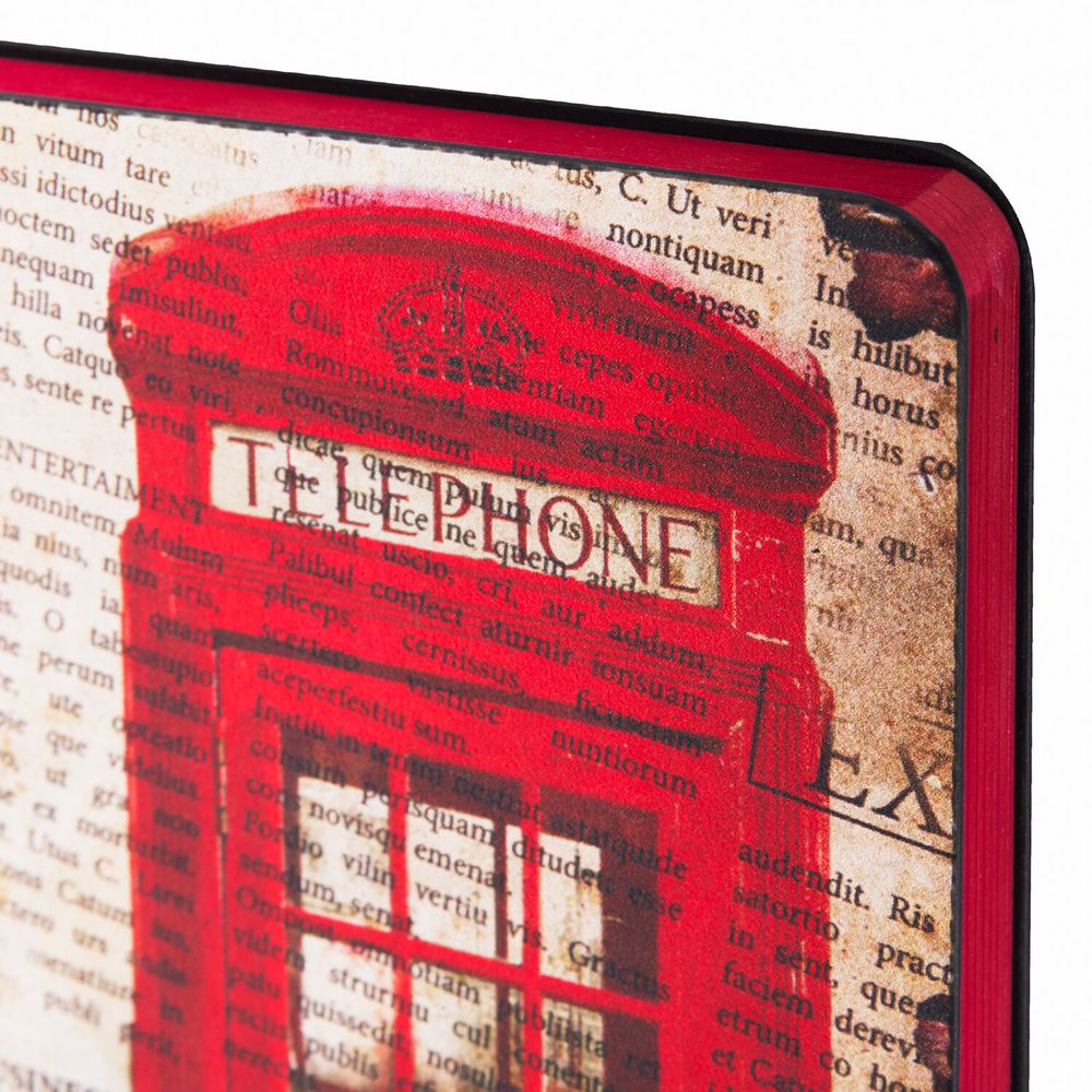 Ежедневник недатированный B6 (127х186 мм), BRAUBERG VISTA, под кожу, гибкий, 136 л., "Good old England"