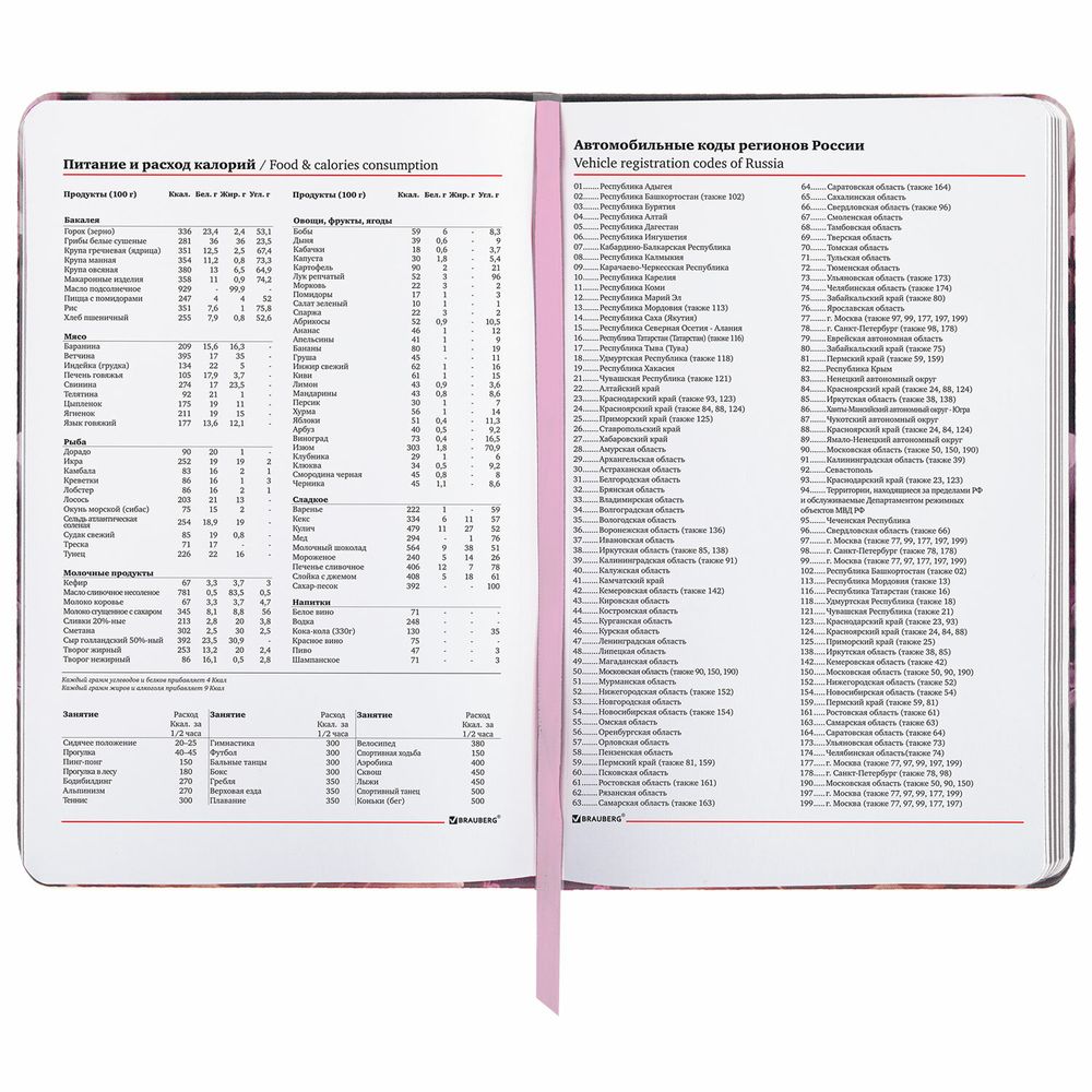 Ежедневник недатированный B6 (127х186 мм), BRAUBERG VISTA, под кожу, твердый, срез фольга, 136 л., "Flowers"