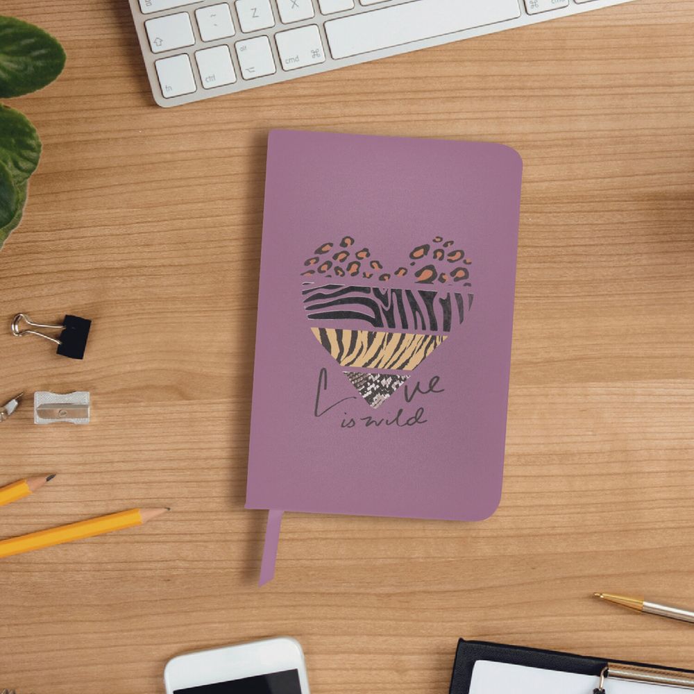 Ежедневник недатированный B6 (127х186 мм), BRAUBERG VISTA, под кожу, твердый, срез фольга, 136 л., "For you"