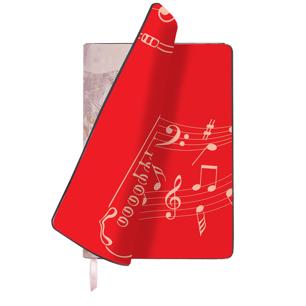 Ежедневник недатированный B6 (127х186 мм), BRAUBERG VISTA, под кожу, гибкий, 136 л., "Jazz"