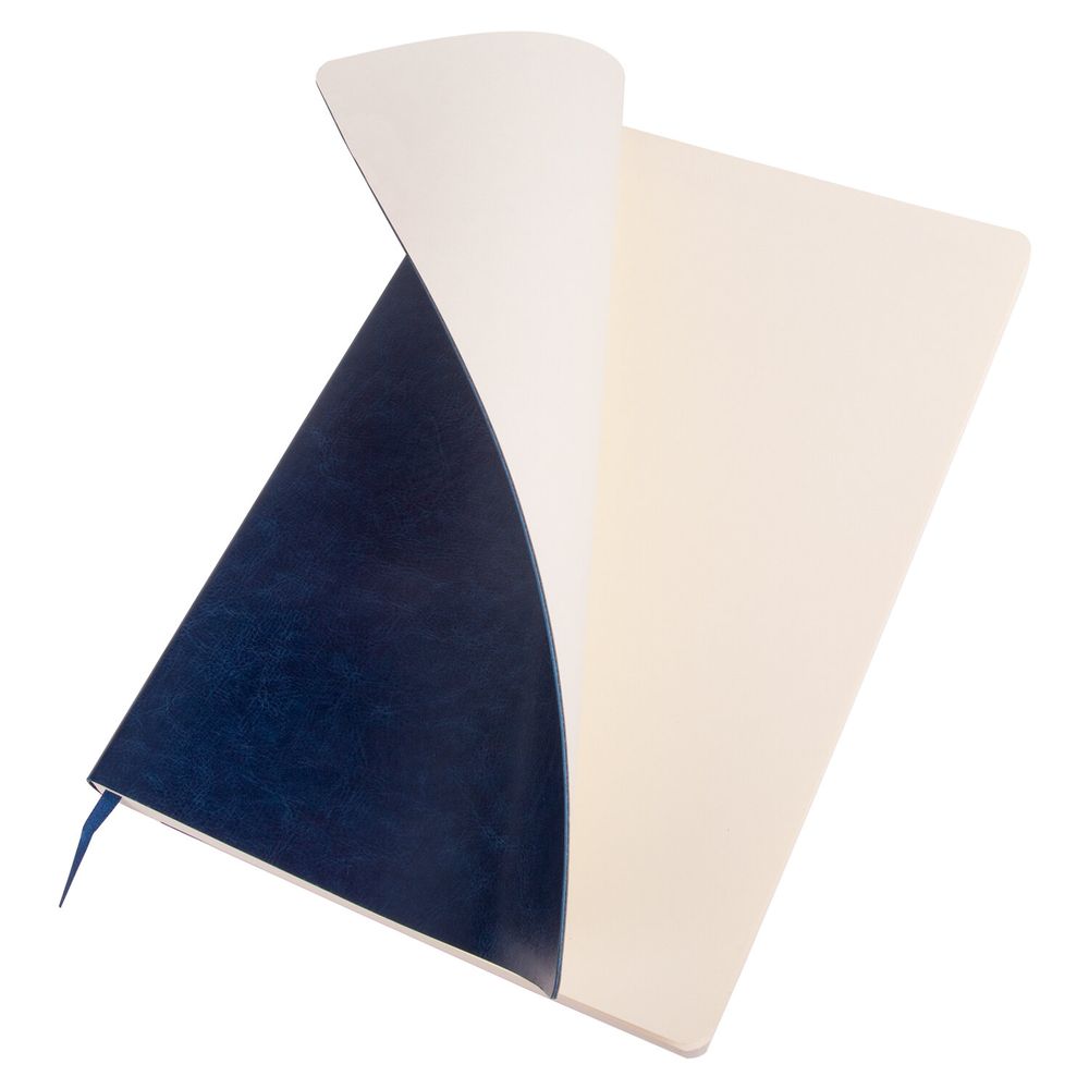 Ежедневник недатированный БОЛЬШОЙ ФОРМАТ 210х297 мм А4, BRAUBERG "Metropolis Ultra", 160 л., синий,113283