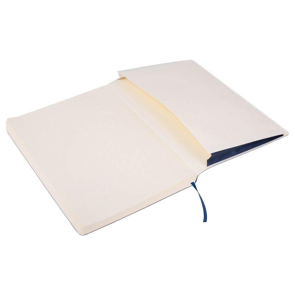 Ежедневник недатированный БОЛЬШОЙ ФОРМАТ 210х297 мм А4, BRAUBERG "Metropolis Ultra", 160 л., синий,113283