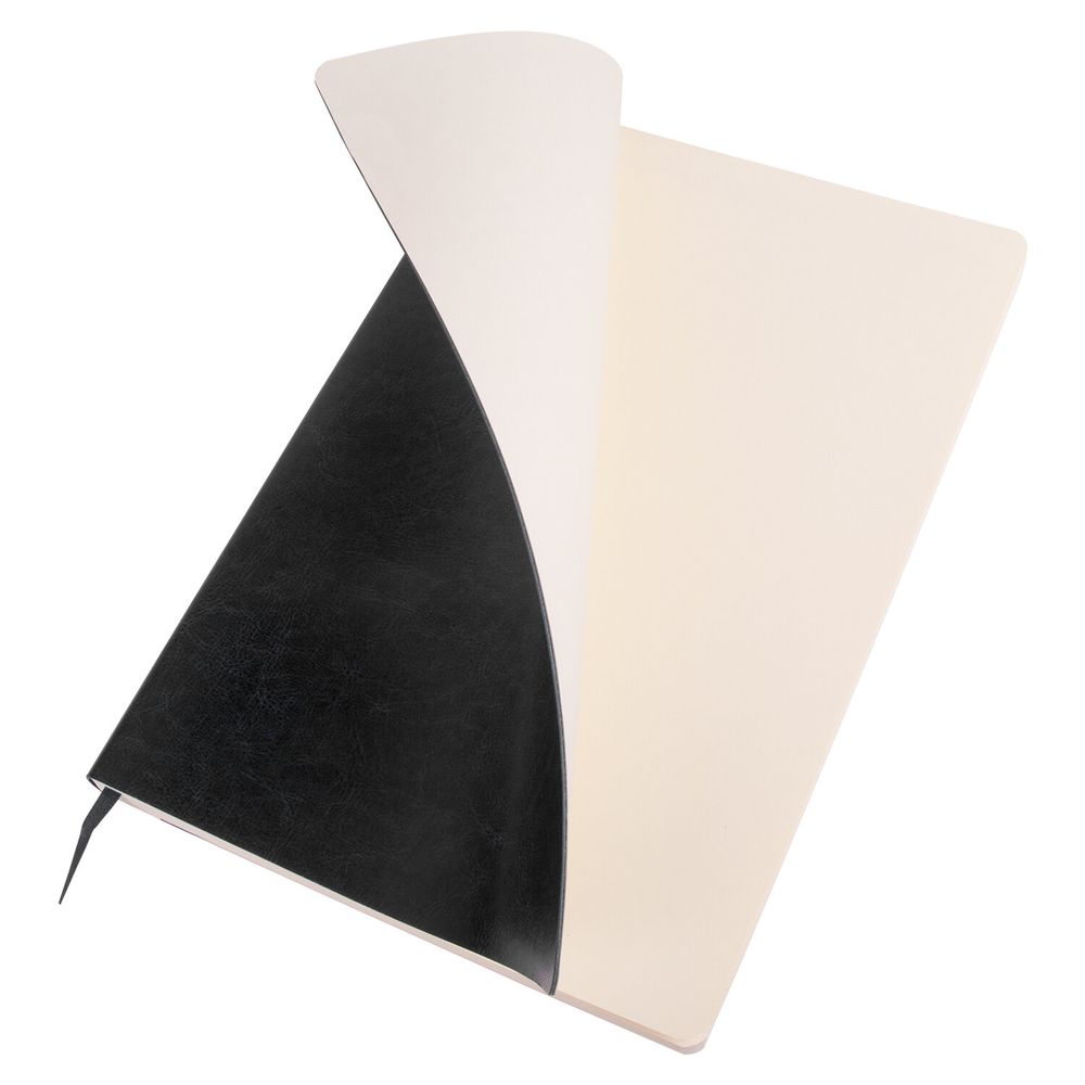 Ежедневник недатированный БОЛЬШОЙ ФОРМАТ 210х297 мм А4, BRAUBERG "Metropolis Ultra", 160 л., черный