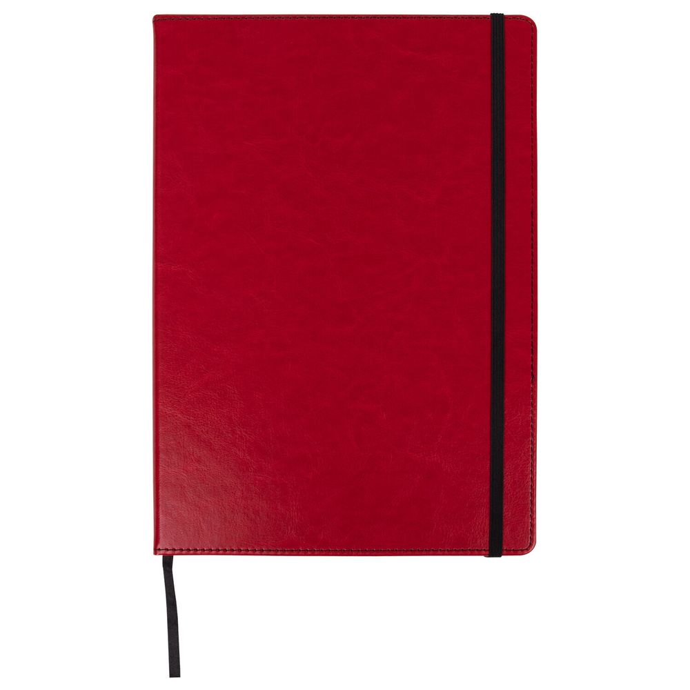 Ежедневник недатированный БОЛЬШОЙ ФОРМАТ 210х297 мм А4, BRAUBERG "Office", 160 л., красный