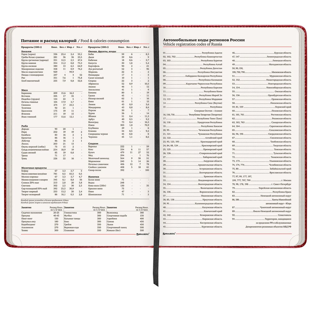 Ежедневник недатированный БОЛЬШОЙ ФОРМАТ 210х297 мм А4, BRAUBERG "Office", 160 л., красный