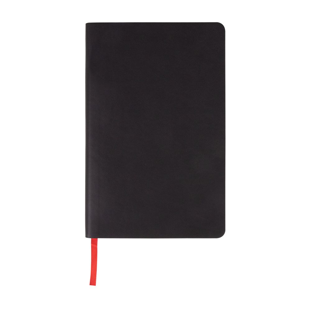 Ежедневник недатированный А5 138х213 мм BRAUBERG "Metropolis Mix", под кожу, 136 л., черный