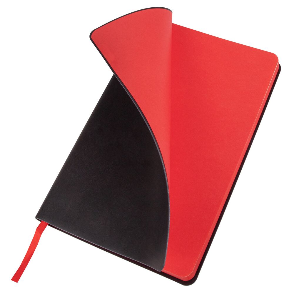 Ежедневник недатированный А5 138х213 мм BRAUBERG "Metropolis Mix", под кожу, 136 л., черный