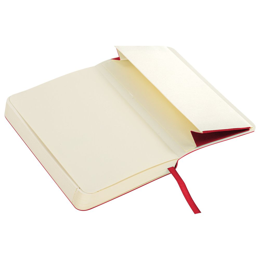 Ежедневник недатированный МАЛЫЙ 100х150 мм А6 BRAUBERG "Metropolis Ultra", под кожу, 160 л., красный