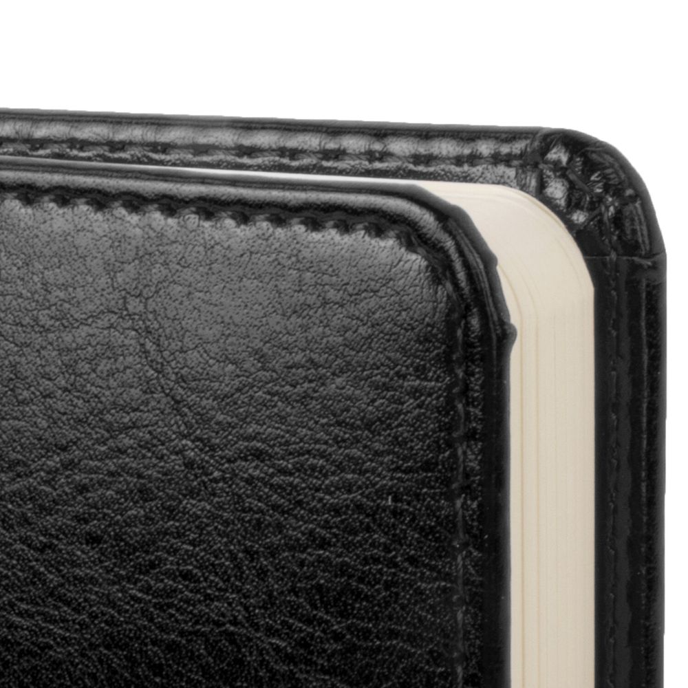 Ежедневник недатированный А5 (138х213 мм) BRAUBERG "Imperial", под кожу, 160 л., черный