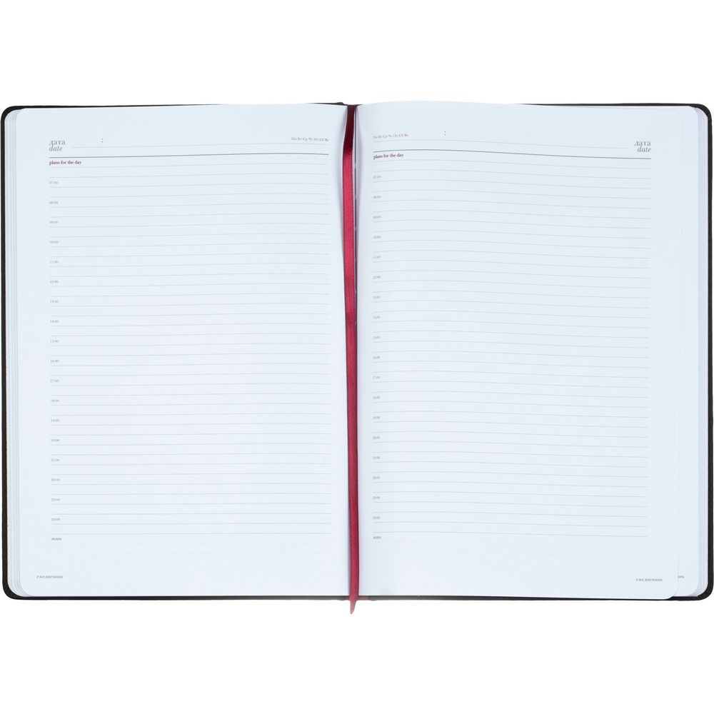 Ежедневник недатированный А4 210 х 300 мм Velvet черный 272 стр. 3-116/04