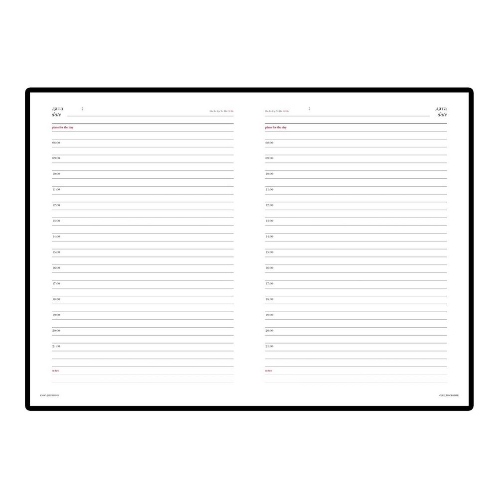 Ежедневник недатированный А5 LEADER (ЧЕРНЫЙ) 3-129/04