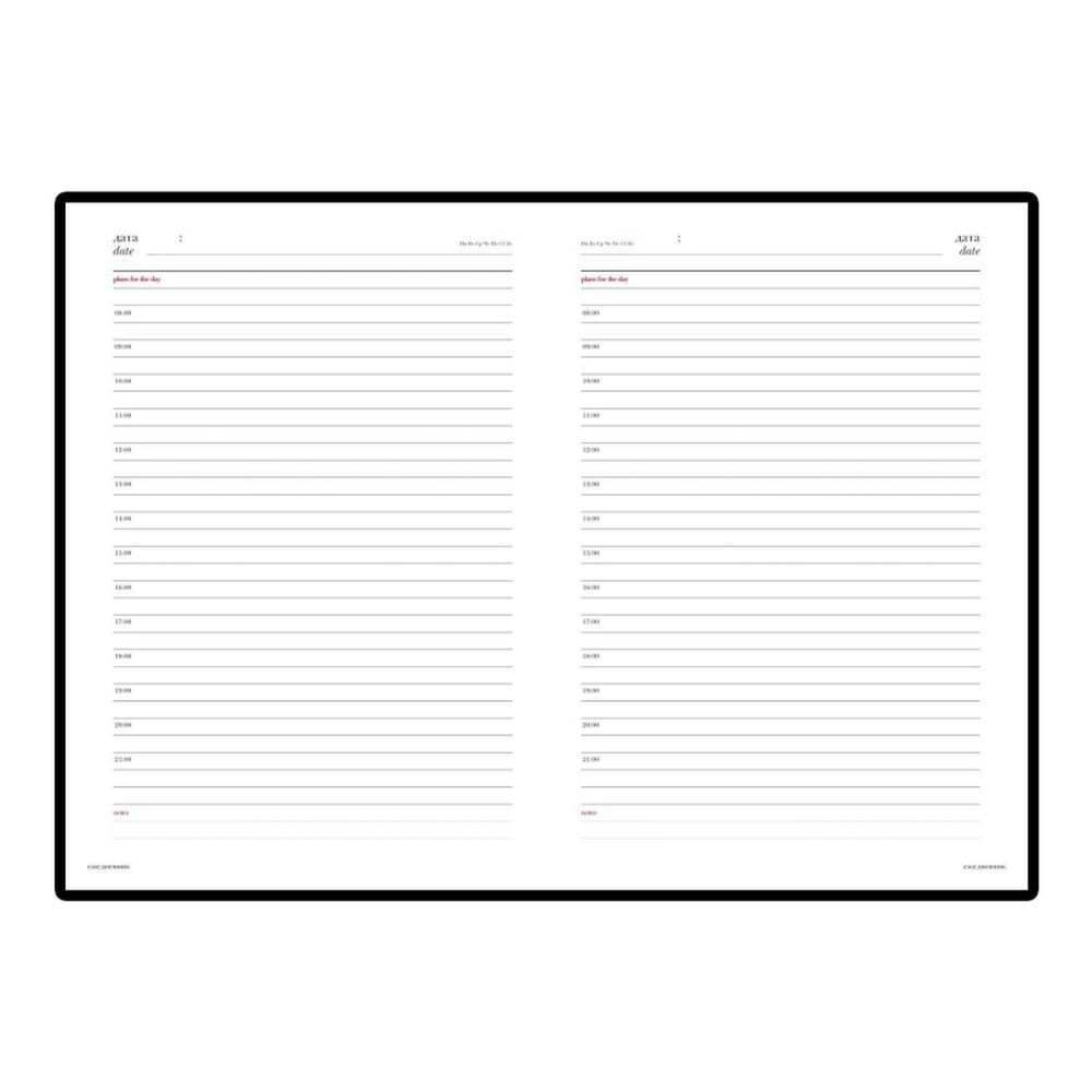 Ежедневник недатированный А5 LEADER (ЧЕРНЫЙ) 3-129/04