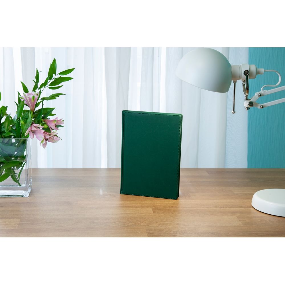 Ежедневник недатированный А5+ Velvet, темно-зеленый 3-115/24