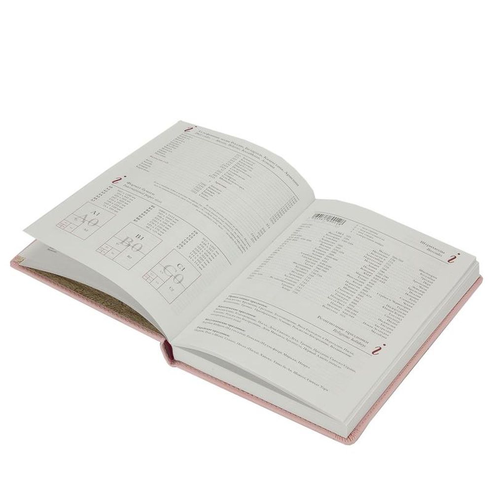 Ежедневник недатированный А5+, 136л, Velvet зефирный розовый 3-115/34