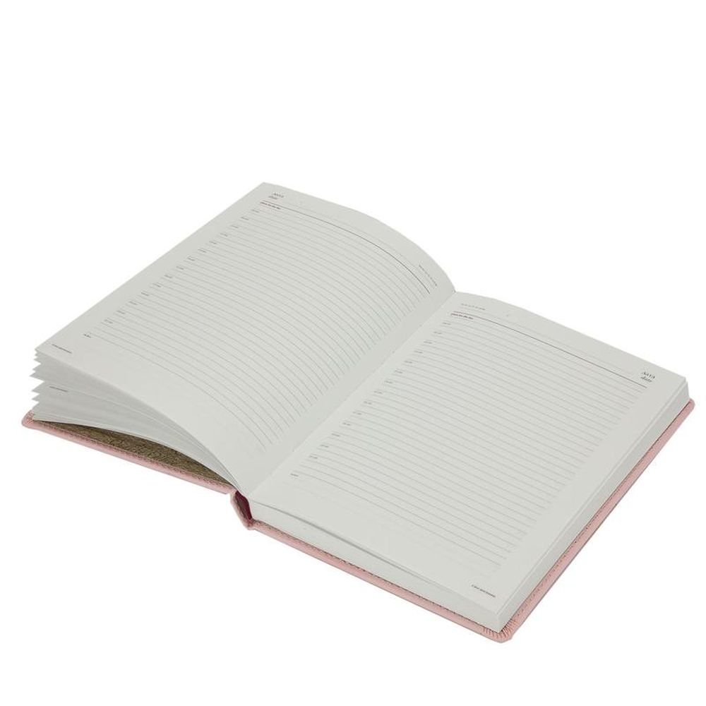 Ежедневник недатированный А5+, 136л, Velvet зефирный розовый 3-115/34