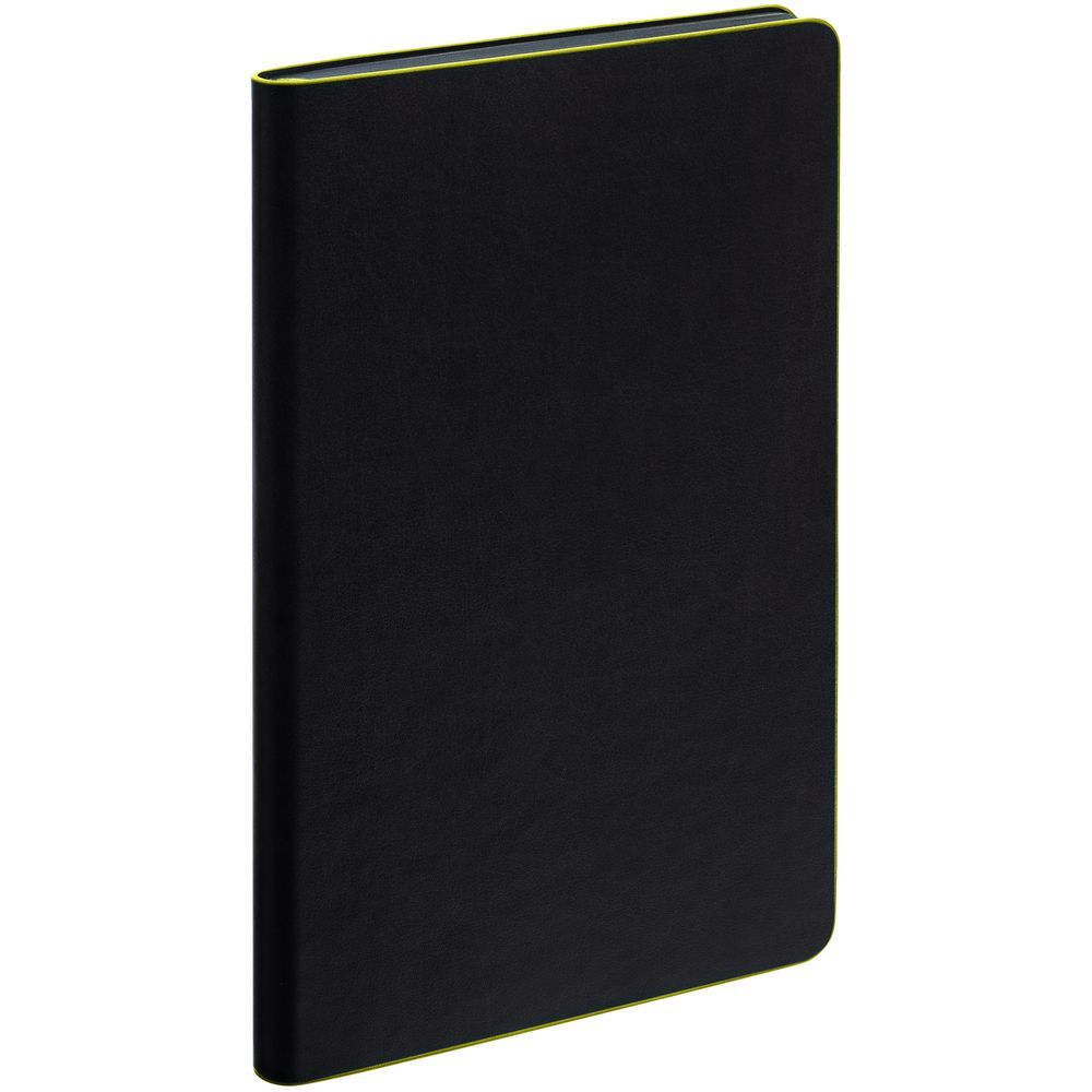Ежедневник Trait недатированный черный с желтым